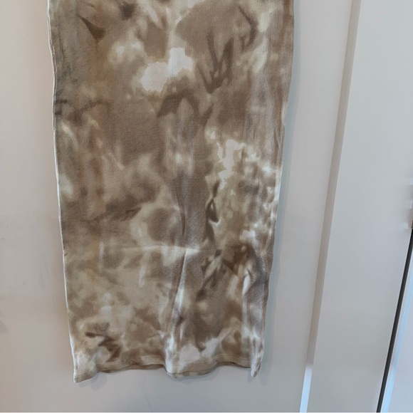 ZARA Tie-Dyed Ribbed MIDI Dress — Small - Picture 6 of 8